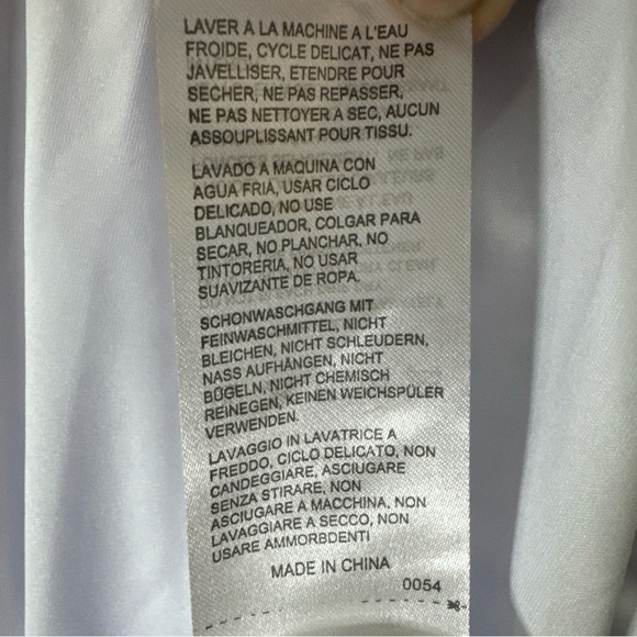 NWT Mens Midubi Exercise Shirt With Sun Protection Long Sleeve Quick White 2XL - Picture 5 of 11